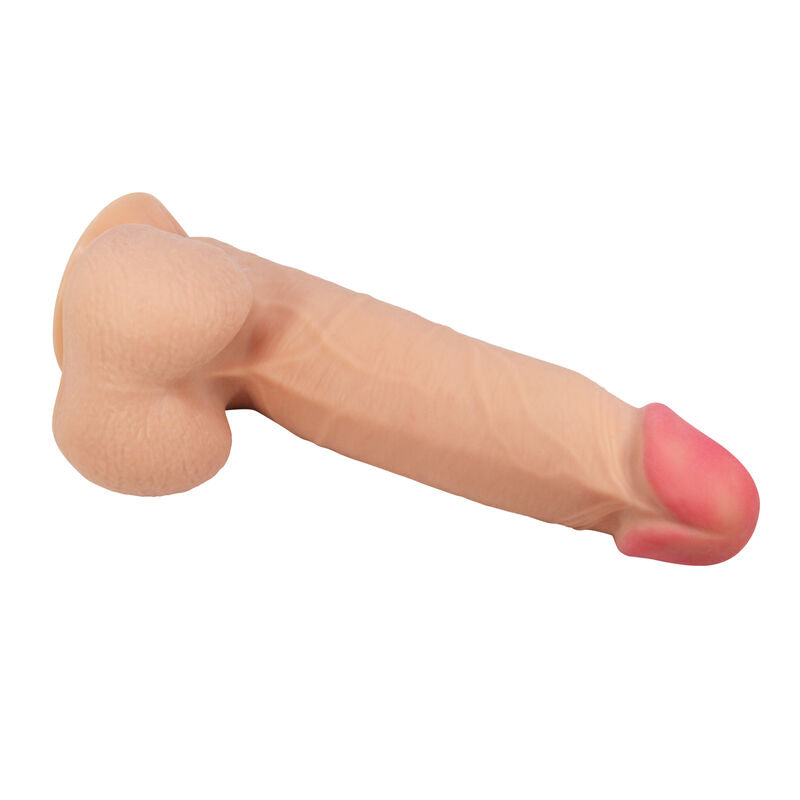 PRETTY LOVE - SLIDING SKIN SERIES REALISTISK DILDO MED SUKTIONSKOP 21,8 CM