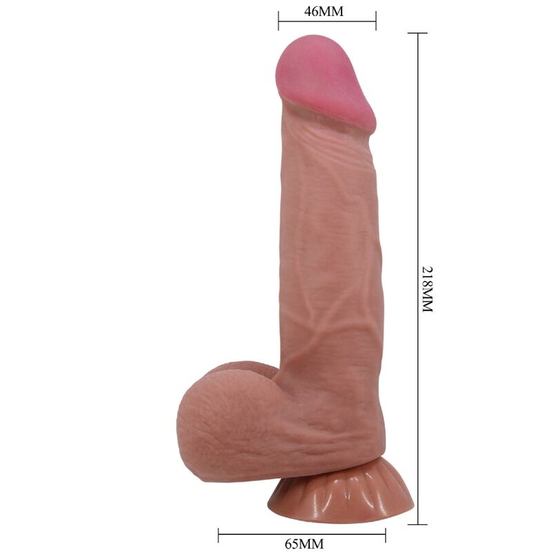 Realistisk dildo med sugkopp 21,8 cm från PRETTY LOVE