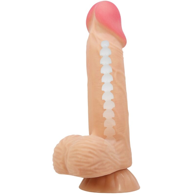 PRETTY LOVE - SLIDING SKIN SERIE REALISTISK DILDO MED SUKTIONSKOP 20,6 CM