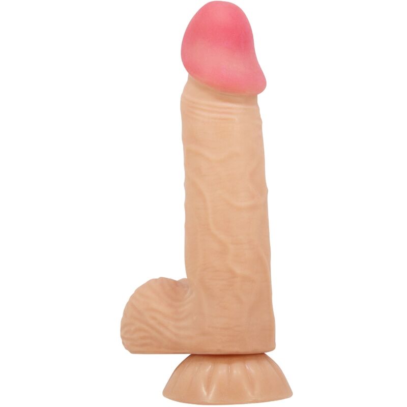 PRETTY LOVE - SLIDING SKIN SERIE REALISTISK DILDO MED SUKTIONSKOP 20,6 CM