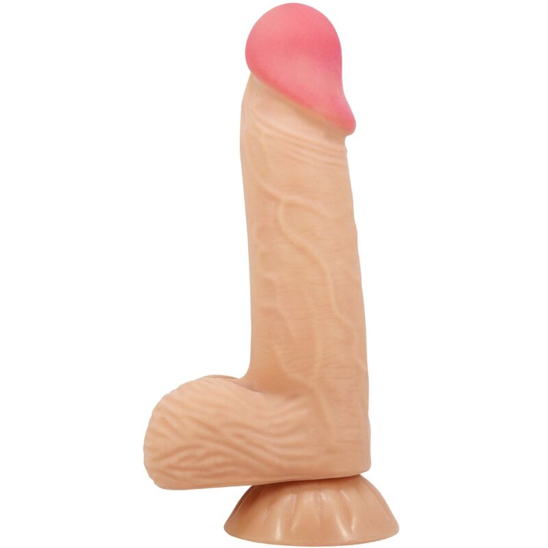 PRETTY LOVE - SLIDING SKIN SERIE REALISTISK DILDO MED SUKTIONSKOP 20,6 CM