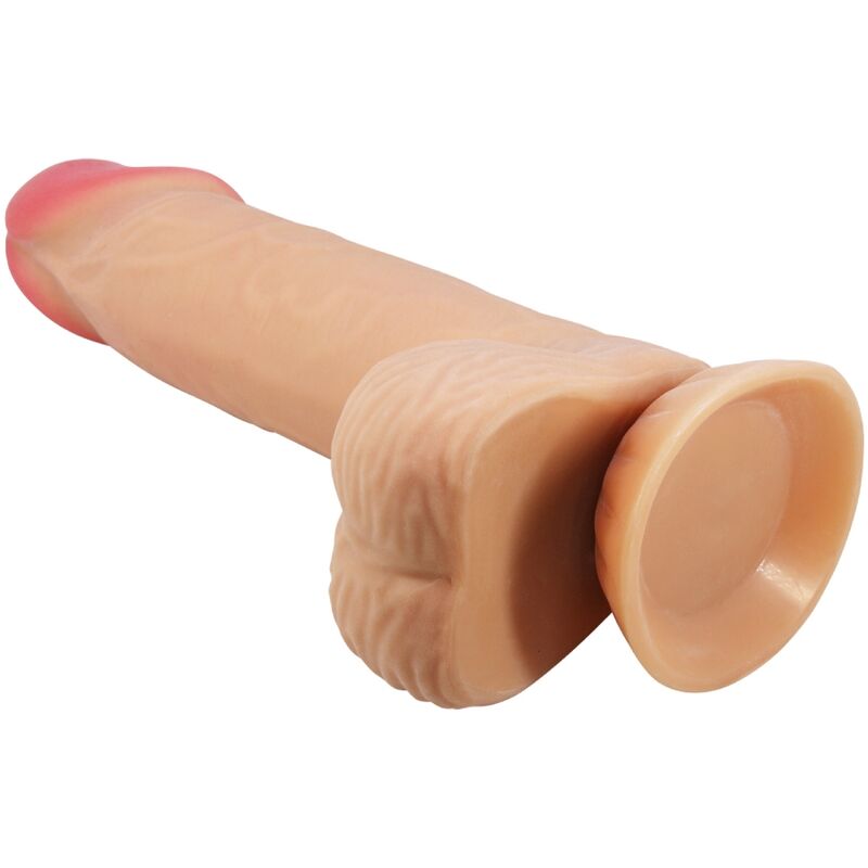 PRETTY LOVE - SLIDING SKIN SERIE REALISTISK DILDO MED SUKTIONSKOP 20,6 CM