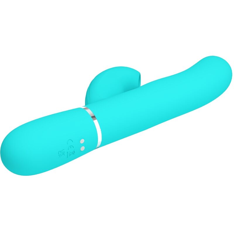 PRETTY LOVE Perlita multifunktionell G-punkt vibrator i aqua grön