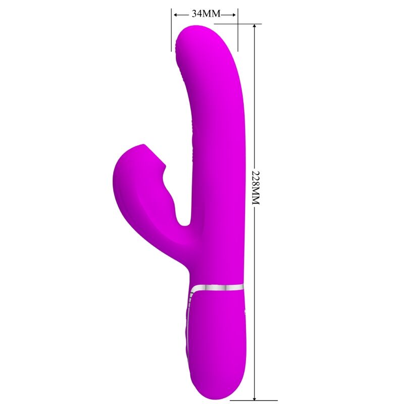 PRETTY LOVE Perlita multifunktionell g-punkt vibrator i violett