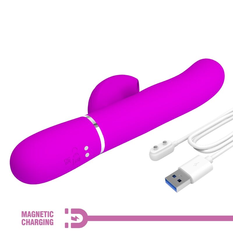 PRETTY LOVE Perlita multifunktionell g-punkt vibrator i violett