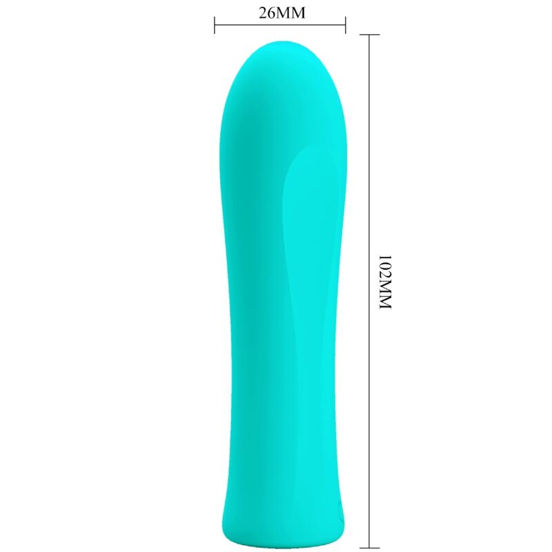 Pretty Love Alfreda super power vibrator i aqua green