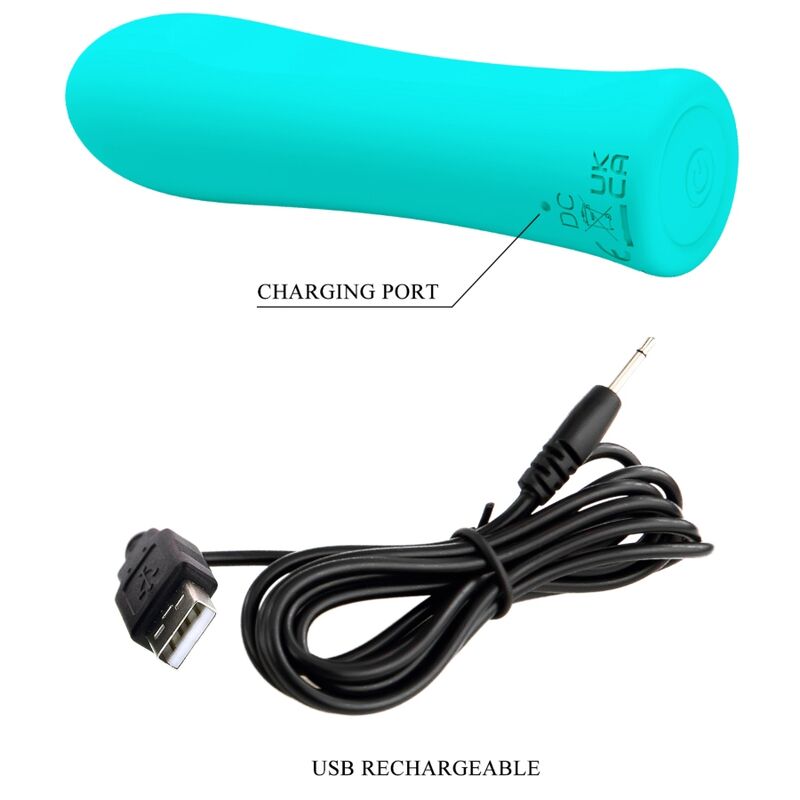 Pretty Love Alfreda super power vibrator i aqua green