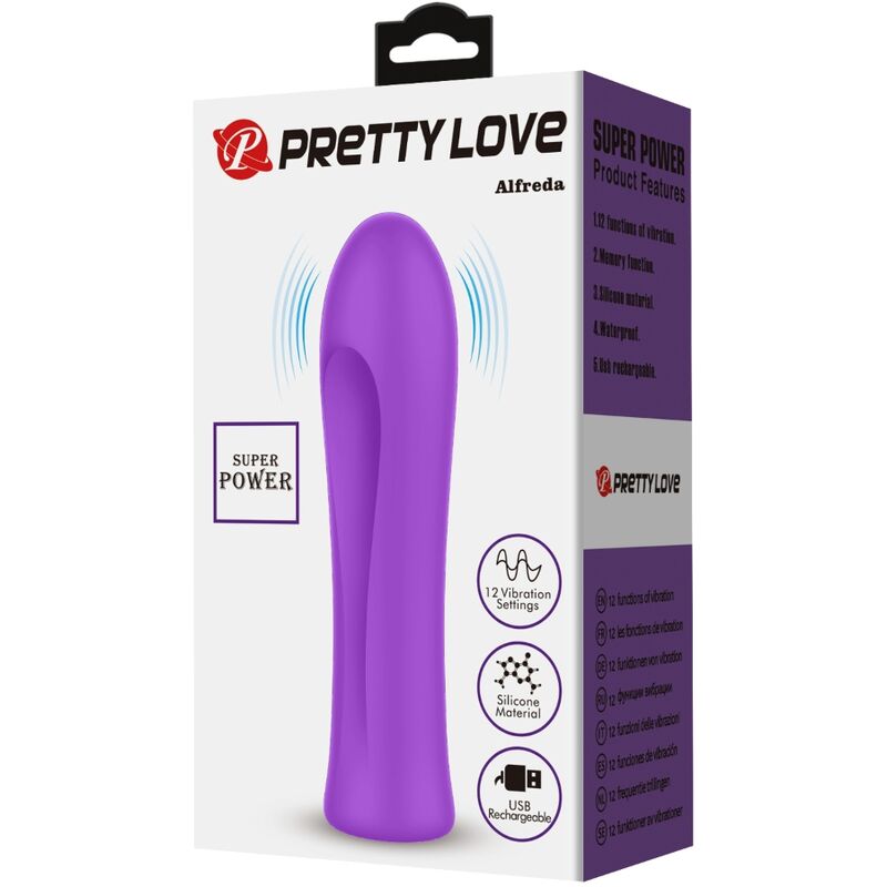 Pretty Love Alfleda Super Power Vibrator i aqua lila