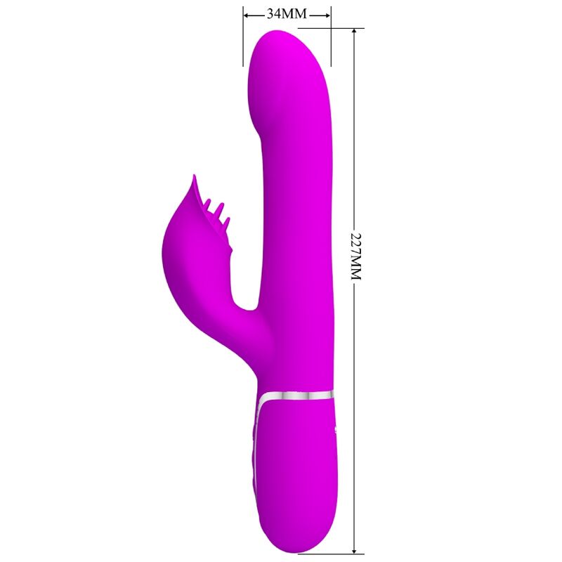Pretty Love Rabbit Vibrator Pearls Violet