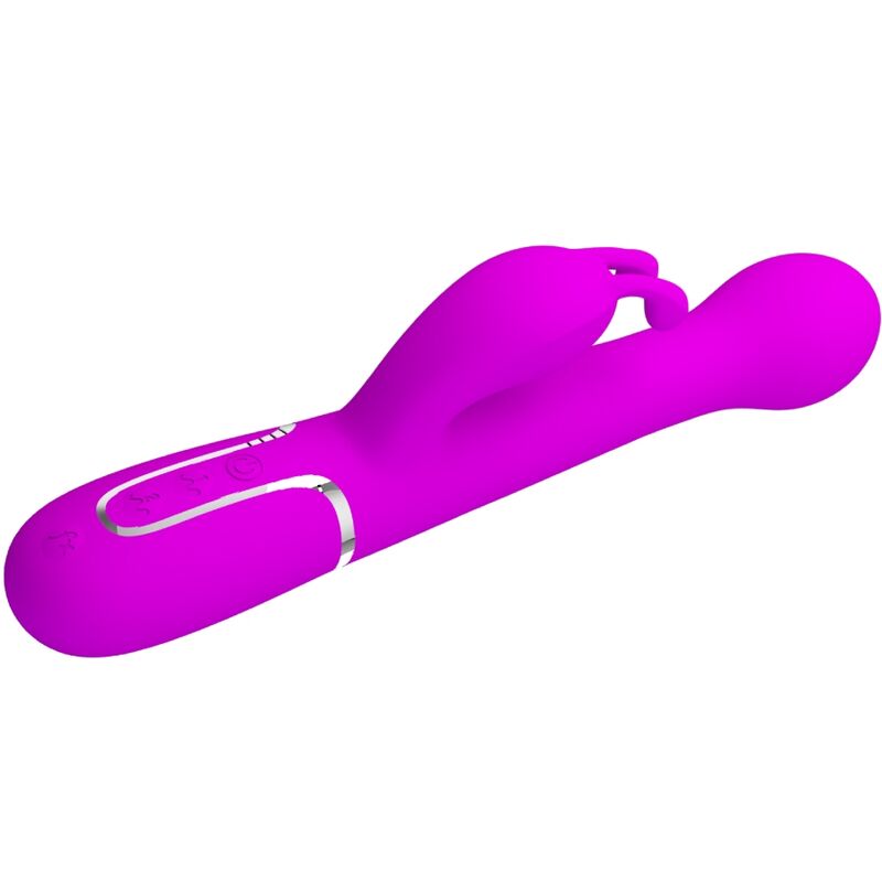 PRETTY LOVE - DEJON RABBIT VIBRATOR 3 I 1 MULTIFUNKTION VIOLETT