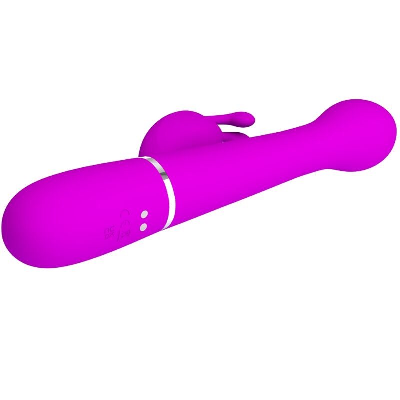 PRETTY LOVE - DEJON RABBIT VIBRATOR 3 I 1 MULTIFUNKTION VIOLETT