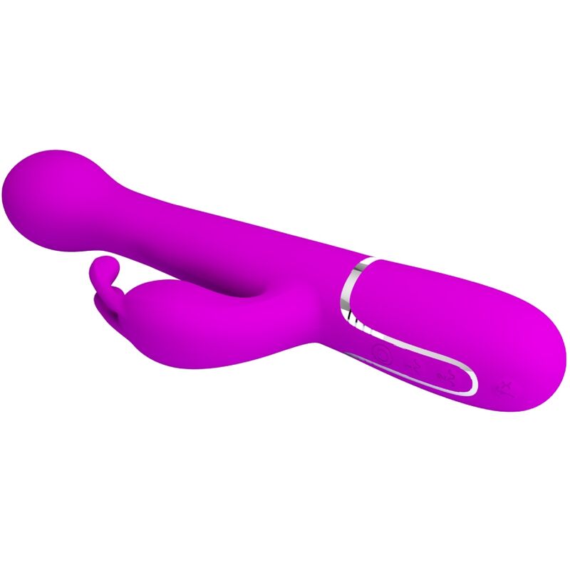 PRETTY LOVE - DEJON RABBIT VIBRATOR 3 I 1 MULTIFUNKTION VIOLETT