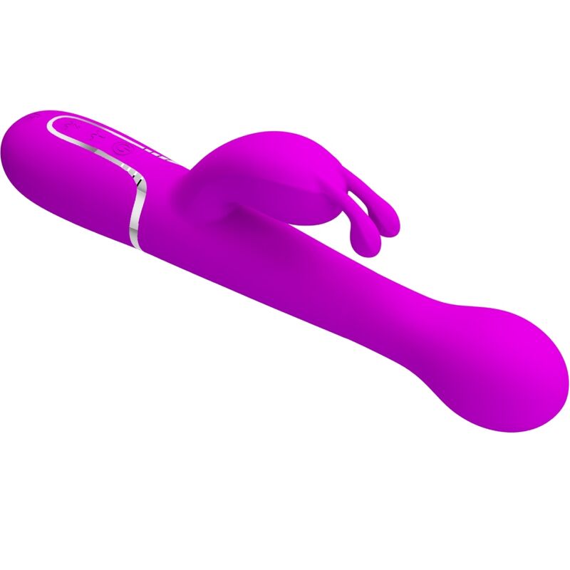 PRETTY LOVE - DEJON RABBIT VIBRATOR 3 I 1 MULTIFUNKTION VIOLETT