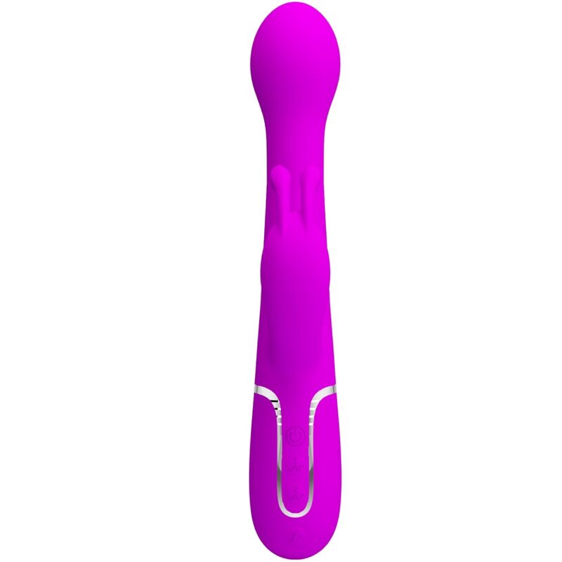 PRETTY LOVE - DEJON RABBIT VIBRATOR 3 I 1 MULTIFUNKTION VIOLETT