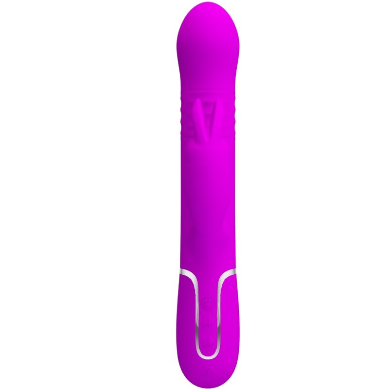 Pretty Love Coale Rabbit Vibrator i lila med pärlor