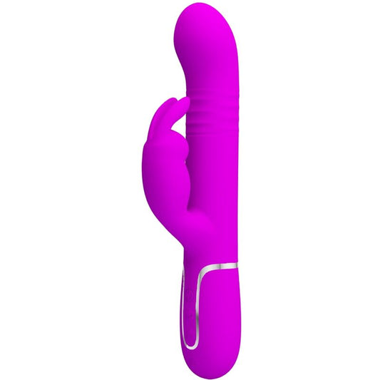 Pretty Love Coale Rabbit Vibrator i lila med pärlor