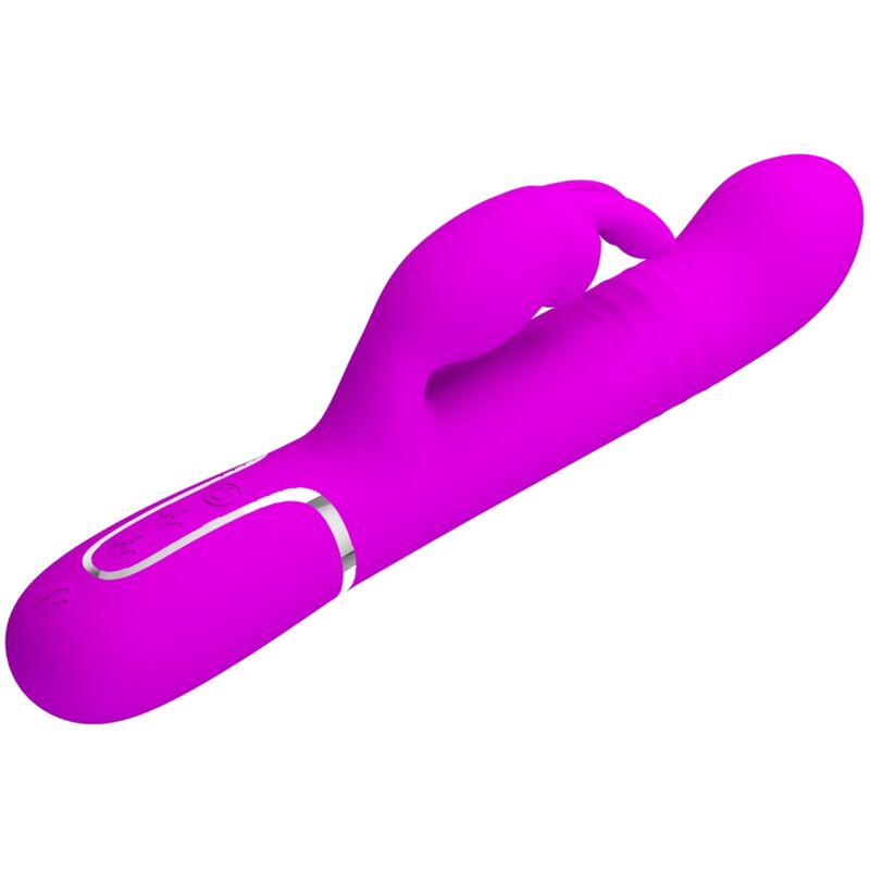 Pretty Love Coale Rabbit Vibrator i lila med pärlor