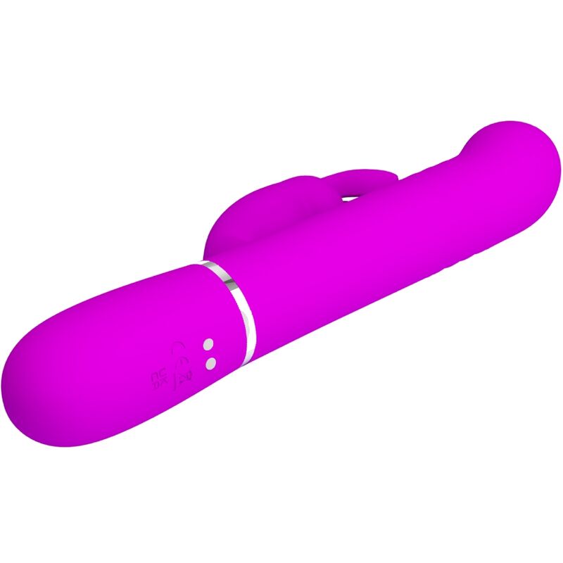 Pretty Love Coale Rabbit Vibrator i lila med pärlor