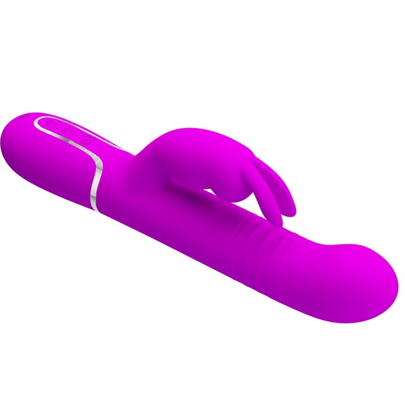 Pretty Love Coale Rabbit Vibrator i lila med pärlor