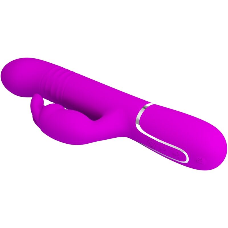 Pretty Love Coale Rabbit Vibrator i lila med pärlor