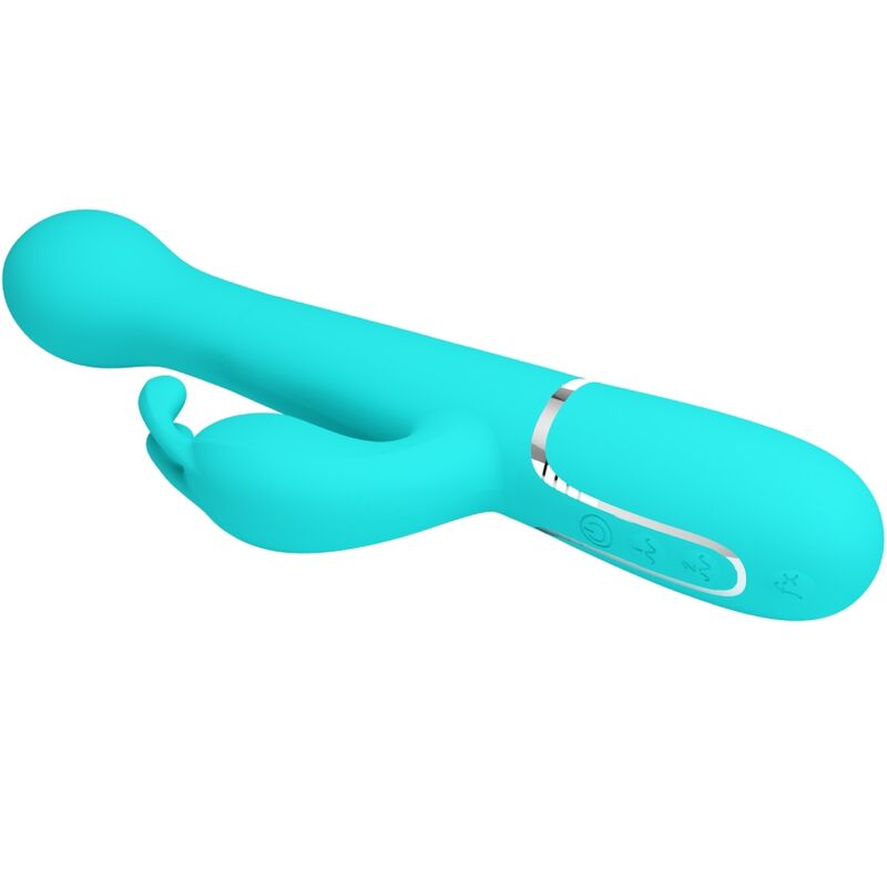 Pretty Love Dejon Rabbit Vibrator 3 i 1 Aqua Green
