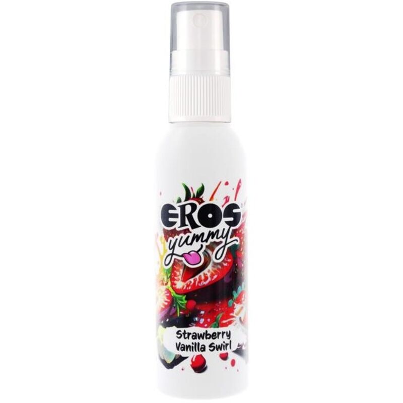 Eros Yummy Spray med smak av jordgubb och vanilj 50 ml