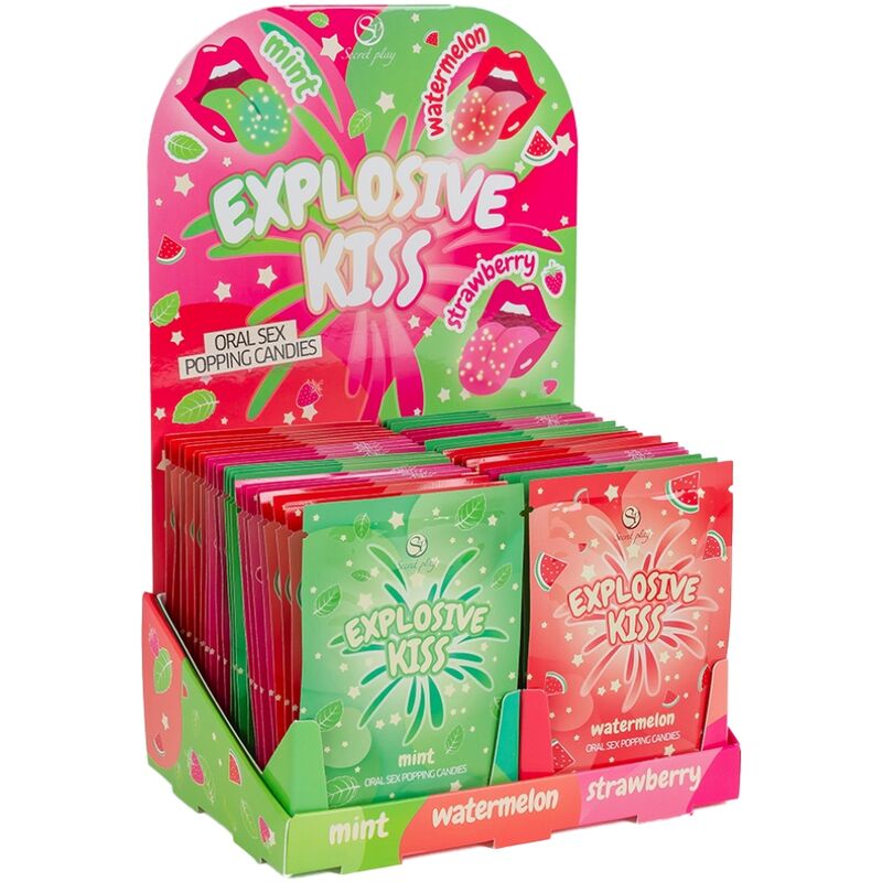 Exploderande godisdisplay med 48 enheter från SECRET PLAY