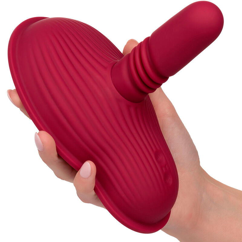 CalExotics Rider Massager med fjärrkontroll i röd färg