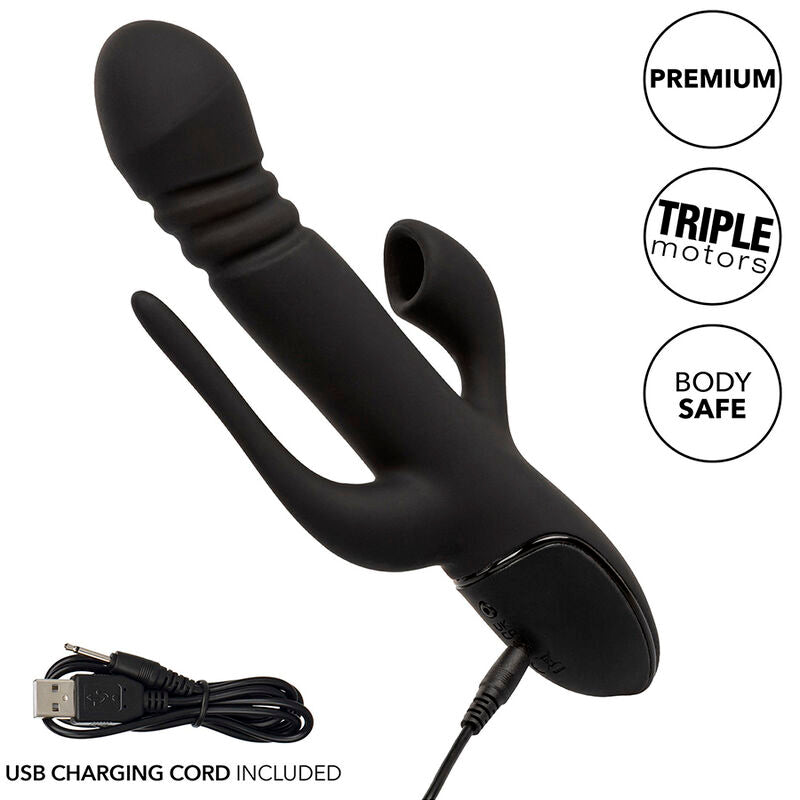 CalExotics Triple Euphoria vibrator i svart