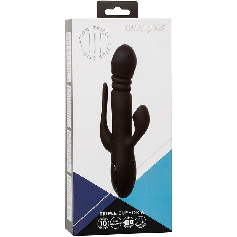 CalExotics Triple Euphoria vibrator i svart
