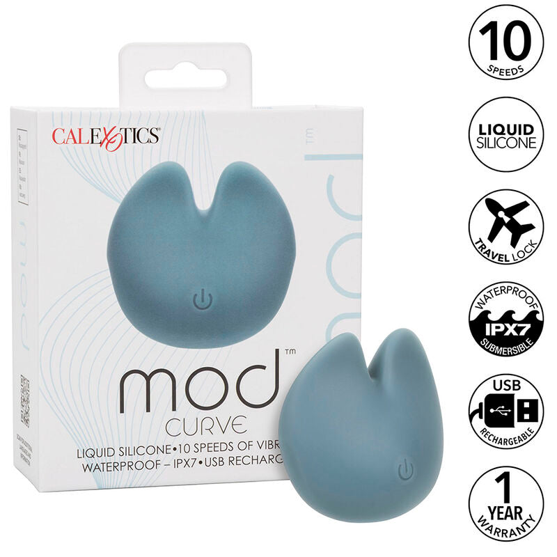 Mod Curve dual vibrating teaser i blå färg