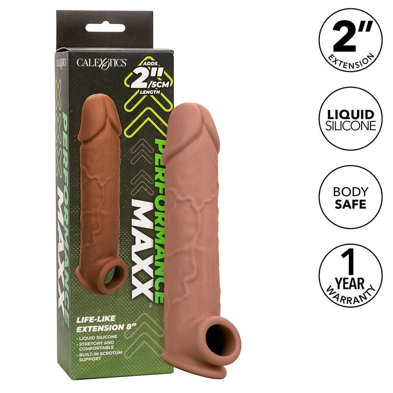 CALEXOTICS - PERFORMANCE MAXX LIFE-LIKE EXTENSION 8 BRUN HUD
