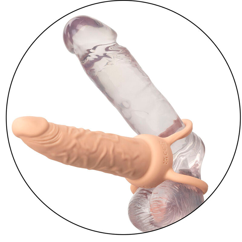 CALEXOTICS - PERFORMANCE MAXX ÅTERLADDNINGSBAR DUBBEL PENETRATOR LÄTT HUD