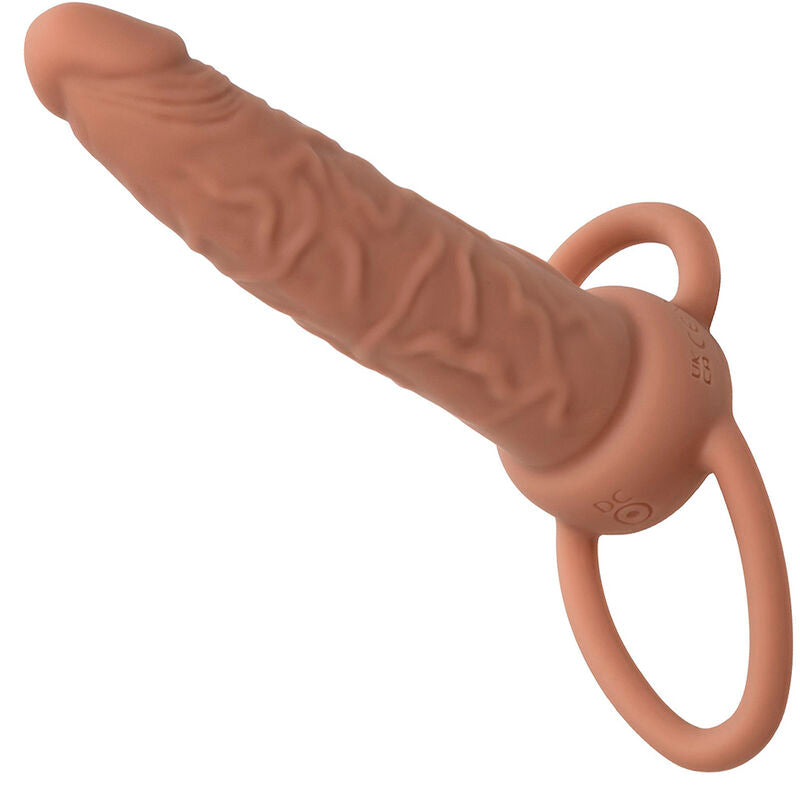 CALEXOTICS - PERFORMANCE MAXX ÅTERLADDNINGSBAR DUBBEL PENETRATOR BRUN HUD