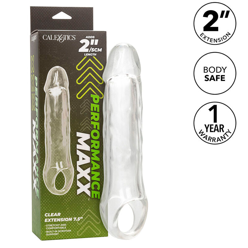 CalExotics Performance Maxx Clear Extension 7,5" transparent