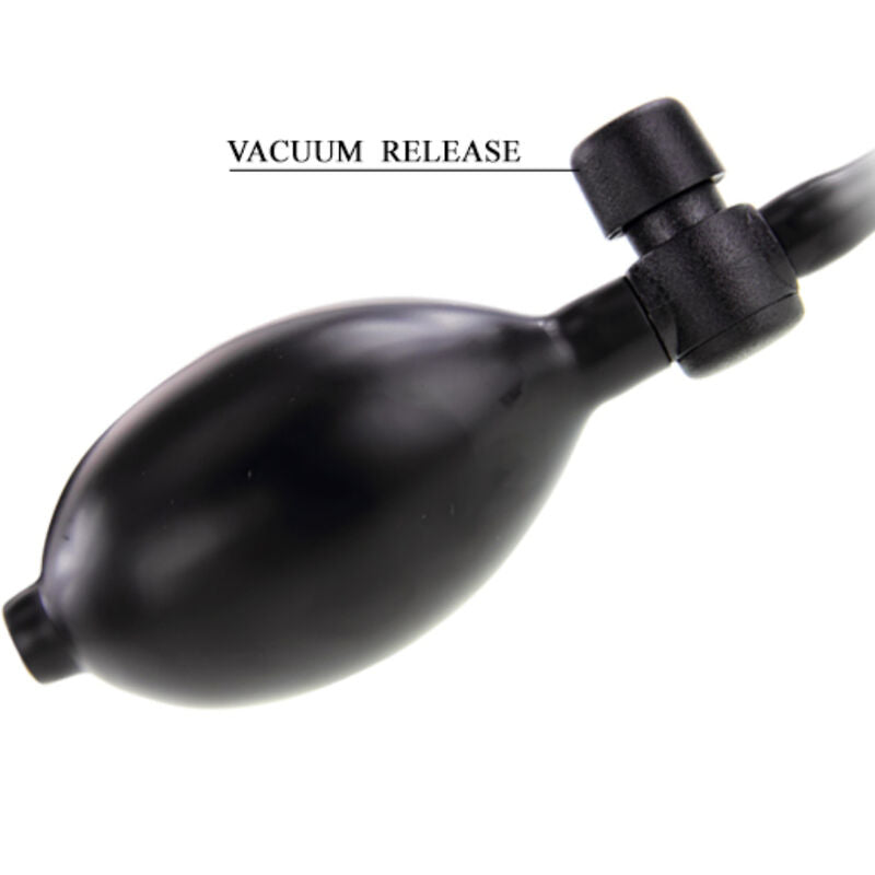 Uppblåsbar realistisk dildo med sugkopp 15 cm