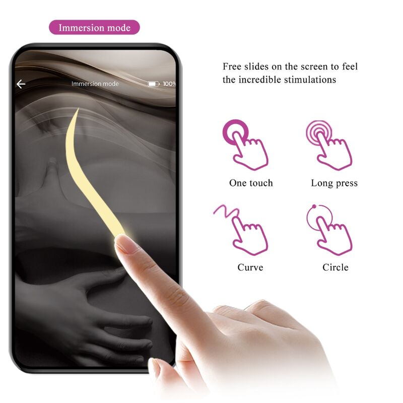 PRETTY LOVE Baird G-Spot vibrator lila med app-kontroll