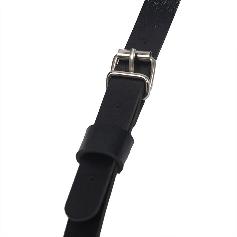 SUBBLIME body harness med justerbara remmar i svart läder