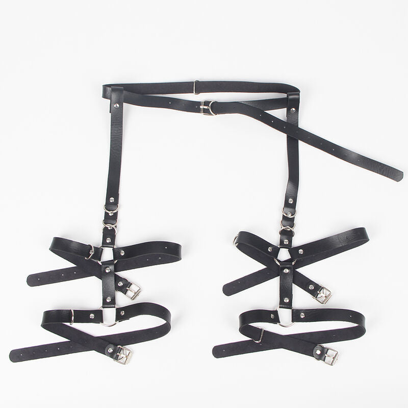 SUBBLIME - GARTER HARNESS MED RINGAR EN STORLEK
