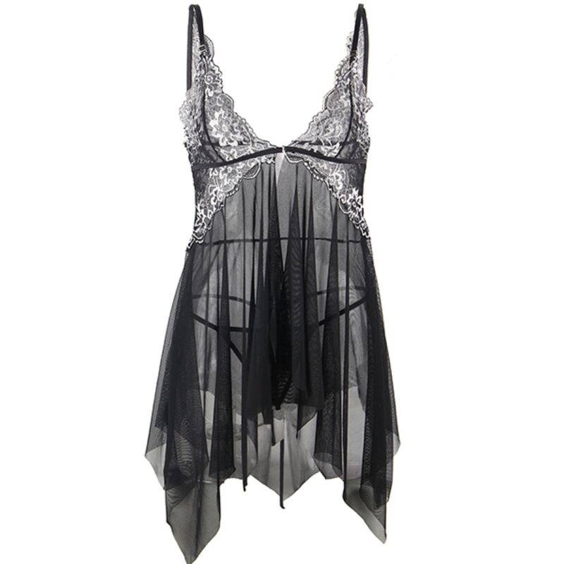 SUBBLIME babydoll i tulle och spets, storlek S/M