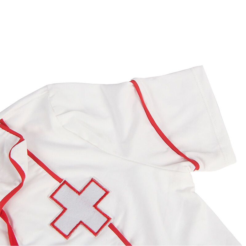 SUBBLIME sexy sjuksköterskekostym L/XL i röd och vit