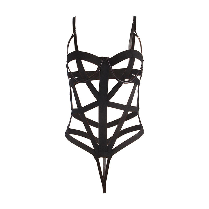 SUBBLIME - SEXY BODY MED UTSKÄRNINGAR SVART L/XL