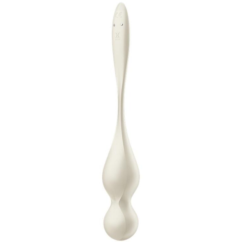 Satisfyer Love Birds vibrerande kegelkulor i vit färg