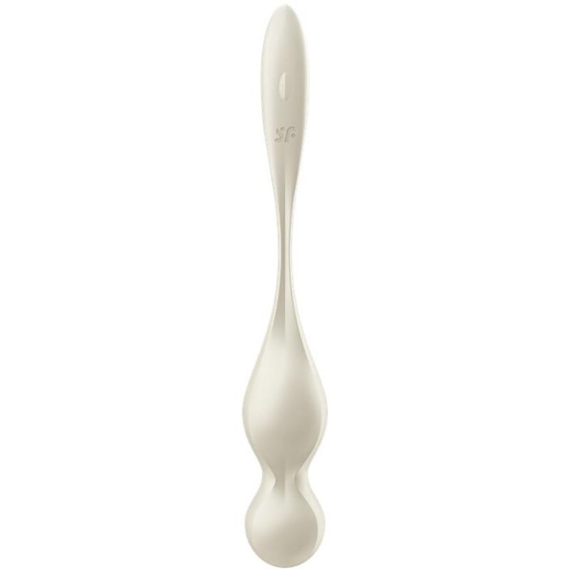 Satisfyer Love Birds vibrerande kegelkulor i vit färg
