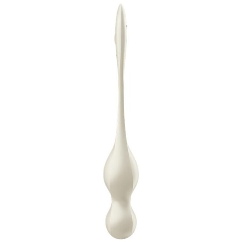 Satisfyer Love Birds vibrerande kegelkulor i vit färg