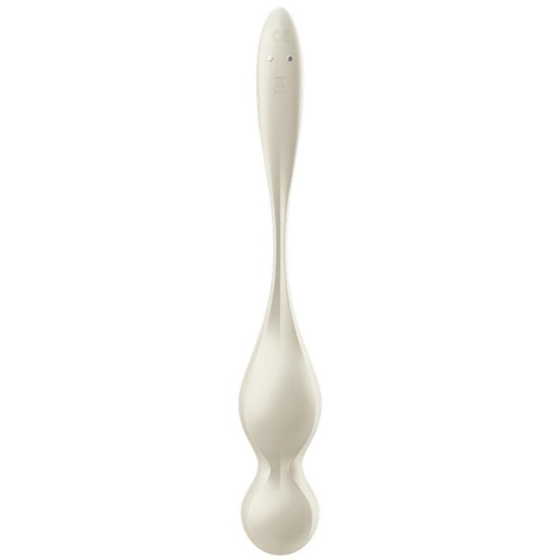 Satisfyer Love Birds vibrerande kegelkulor i vit färg