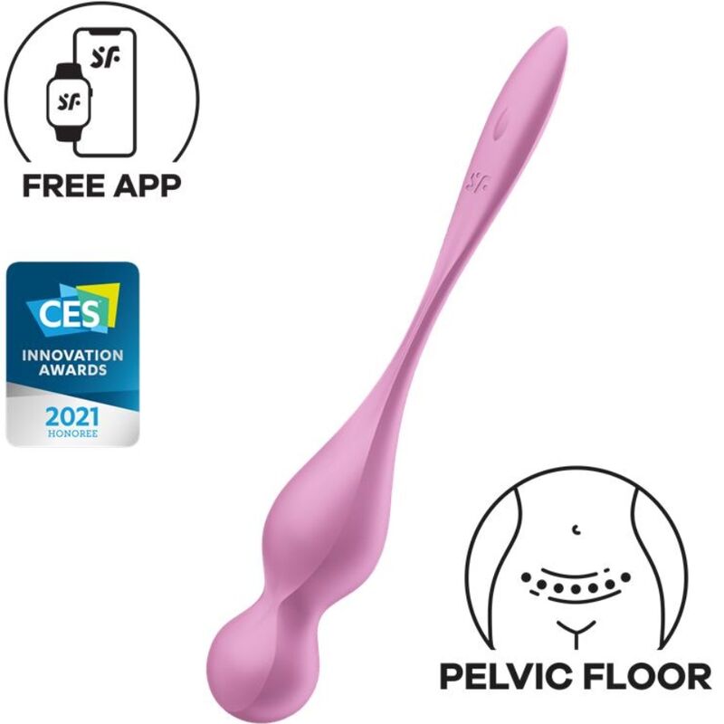 Satisfyer Love Birds vibrerande kuglbollar rosa