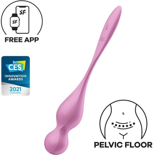 Satisfyer Love Birds vibrerande kuglbollar rosa