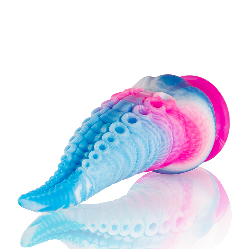 Phorcys blå tentakeldildo i stor storlek