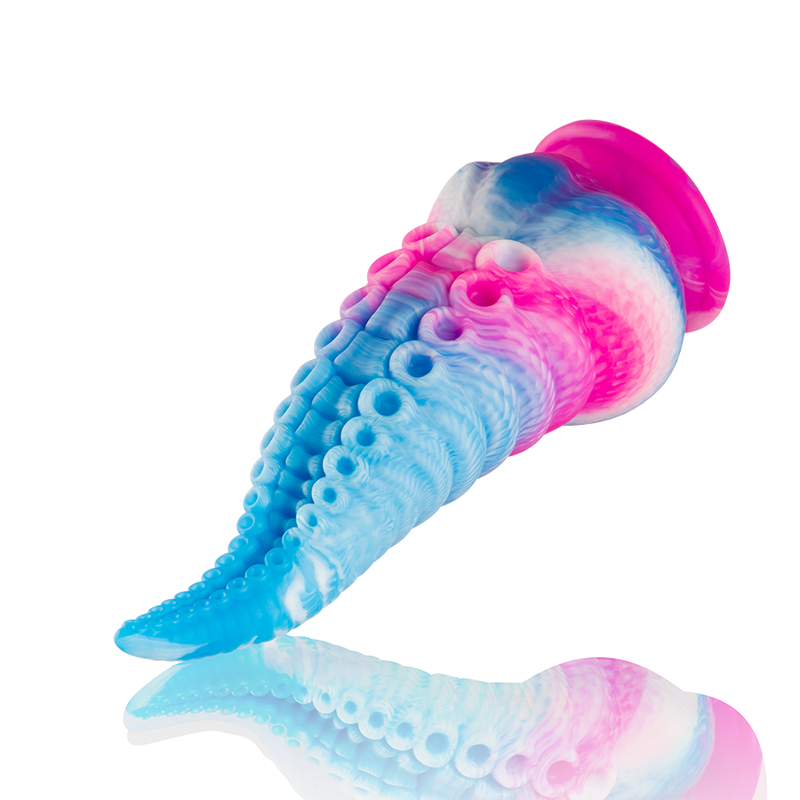 Phorcys blå tentakeldildo i stor storlek